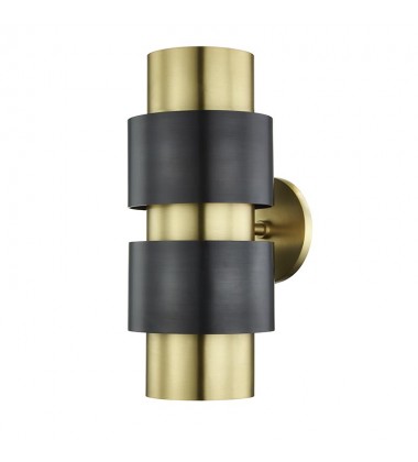  Cyrus 2 Light Wall Sconce 9420-AOB Hudson Valley Lighting