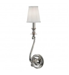  Meade 1 Light Wall Sconce 9441-PN Hudson Valley Lighting
