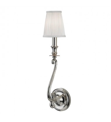  Meade 1 Light Wall Sconce 9441-PN Hudson Valley Lighting