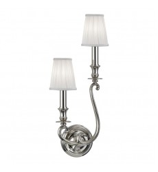  Meade 2 Light Right Wall Sconce 9442R-PN Hudson Valley Lighting