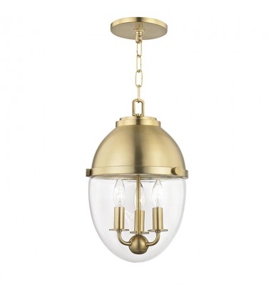 Kennedy 3 Light Pendant 9511-AGB Hudson Valley Lighting  Kennedy 3 Light Pendant 9511-AGB Hudson Valley Lighting