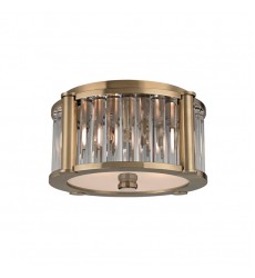  Hartland 2 Light Flush Mount 9513-AGB Hudson Valley Lighting