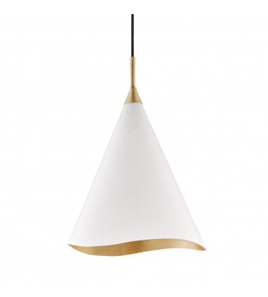  Martini 1 Light Small Pendant 9613-GL/WHT Hudson Valley Lighting