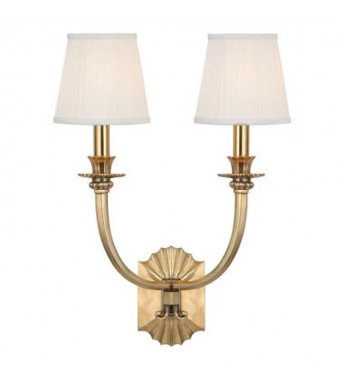  Alden 2 Light Wall Sconce 962-AGB Hudson Valley Lighting