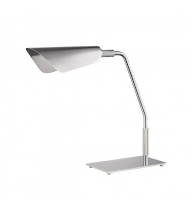  Bowery 1 Light Table Lamp W/ Metal Shade L3730-PN Hudson Valley Lighting