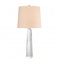  Taylor 1 Light Table Lamp With Crystal L887-PN Hudson Valley Lighting