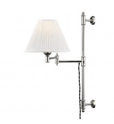 Classic No.1 1 Light Adjustable Wall Sconce MDS104-PN Hudson Valley Lighting
