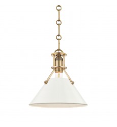  Painted No.2 1 Light Small Pendant MDS351-AGB/OW Hudson Valley Lighting