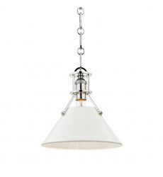  Painted No.2 1 Light Small Pendant MDS351-PN/OW Hudson Valley Lighting