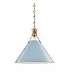  Painted No.2 1 Light Large Pendant MDS352-AGB/BB Hudson Valley Lighting