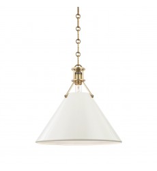  Painted No.2 1 Light Large Pendant MDS352-AGB/OW Hudson Valley Lighting