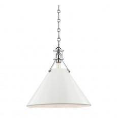  Painted No.2 1 Light Large Pendant MDS352-PN/OW Hudson Valley Lighting