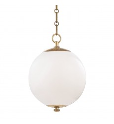  Sphere No.1 1 Light Small Pendant MDS700-AGB Hudson Valley Lighting