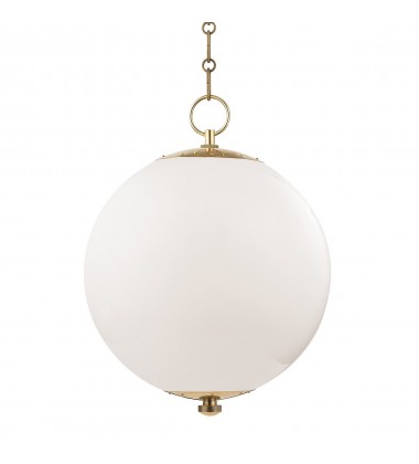  Sphere No.1 1 Light Large Pendant MDS701-AGB Hudson Valley Lighting