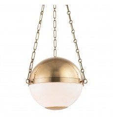  Sphere No.2 2 Light Small Pendant MDS750-AGB Hudson Valley Lighting