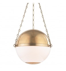  Sphere No.2 3 Light Large Pendant MDS751-AGB Hudson Valley Lighting