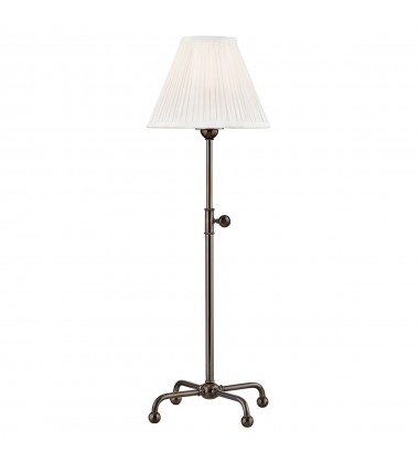  Classic No.1 1 Light Table Lamp W/ Metal Shade MDSL107-DB-MS Hudson Valley Lighting
