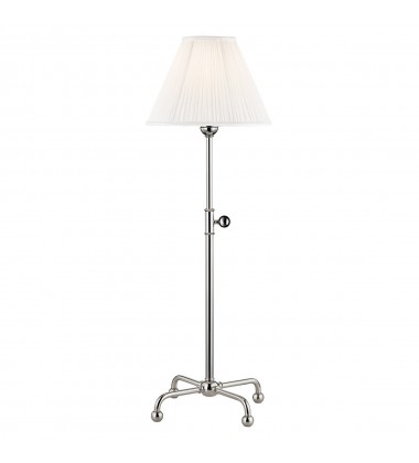  Classic No.1 1 Light Table Lamp W/ Metal Shade MDSL107-PN-MS Hudson Valley Lighting