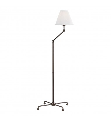  Classic No.1 1 Light Adjustable Floor Lamp W/ Metal Shade MDSL108-DB-MS Hudson Valley Lighting