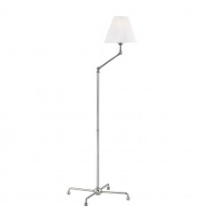  Classic No.1 1 Light Adjustable Floor Lamp W/ Metal Shade MDSL108-PN-MS Hudson Valley Lighting