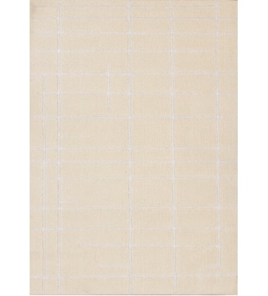  (1228/JP24 240320)-Sully Cream White Broken Lines Design Rug, 7'10'' x 10'6''-(Kalora)