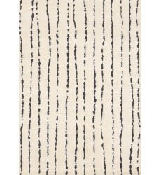  (1319/ZD26 240320)-Talia Cream Black Light Rain Rug, 7'10