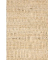  (2251 160230)-Naturals Light Oak Intricate Cream Weave Jute Rug, 5'3