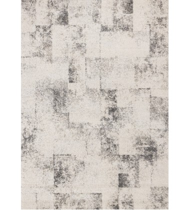  (23298/6262 240340)-Marquis White Grey Distressed Patches Rug, 7'10