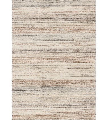  (23418/6767 160230)-Marquis White Grey Orange Distressed Rug, 5'3
