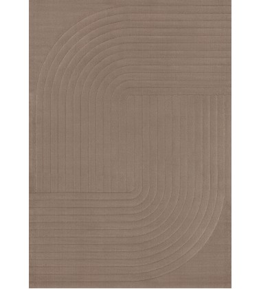  (475371/600 240330)-Ella Brown Curved Line Design, 7'10