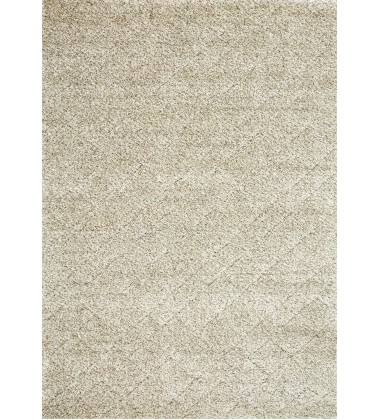  (48305/120 160230)-Roman Beige Soft Touch Rhombus Pattern Rug, 5'3