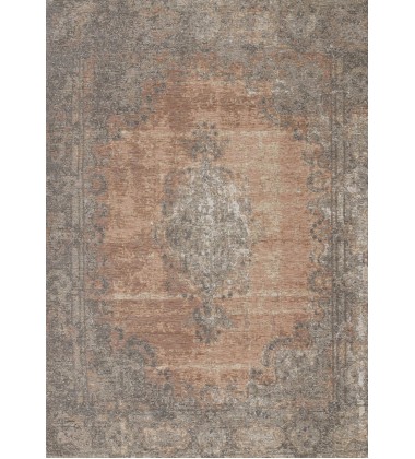  (5331/02 240330)-Cathedral Salmon Grey Traditional Border Rug, 7'10