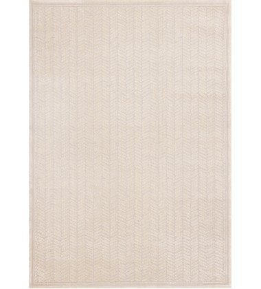  (5415/PA26 240320)-Ellington Cream Herringbone Columns Rug, 7'10