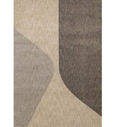  (5597/21 240320)-Cora Taupe Beige Grey Curvy Design Rug, 7'10