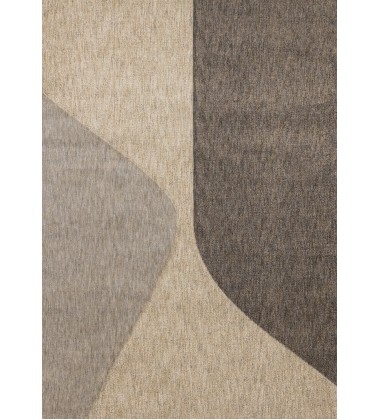  (5597/21 240320)-Cora Taupe Beige Grey Curvy Design Rug, 7'10