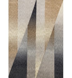  (5680/LM72 240320)-Cora Grey Black Brown Spiky Geometric Design Rug, 7'10