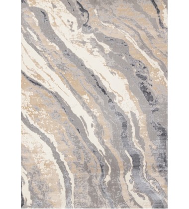  (5894/A243 160230)-Emory Taupe Grey Beige White Mineral Layered Rug, 5'3