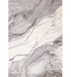  (5895/A175 240320)-Emory Grey White Marble Design Rug, 7'10'' x 10'6''-(Kalora)