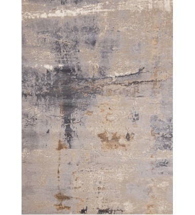  (5896/A214 160230)-Emory Taupe White Brown Distressed Rug, 5'3