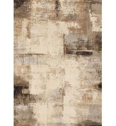  (63723/6282 240330)-Aurora Cream Brown Black Distressed Rug, 7'10