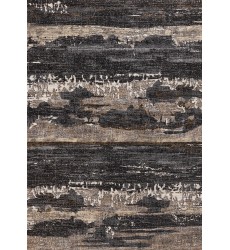  (63846/3293 240330)-Aurora Grey Black Cream Brown Stormy Sky Rug, 7'10