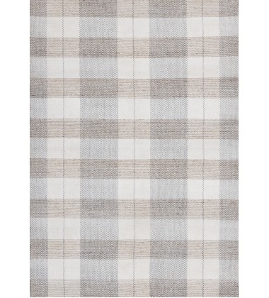  (7218 240320)-Aspen Beige Muted Plaid Woven Rug, 7'10
