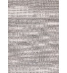  (7234 160230)-Aspen White Taupe Black Stripe Pattern Woven Rug, 5'3