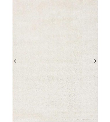 (9999/4111 120180V)-Pascal Cream White Comfort Shag Rug, 3'11