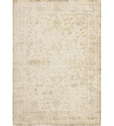  (A784/9355 160230)-Eclipse Cream Beige Subtle Elegant Classic Rug, 5'3