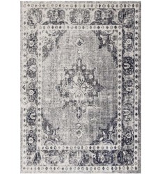  (B408/0939 240320)-Sara Grey Black Elaborate Edging Rug, 7'10
