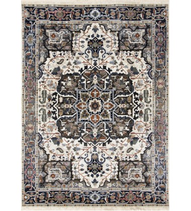  (F034/7494 240310)-Samira Medallion Tribal Rug, 7'10