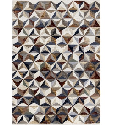  (F044/7274 240310)-Samira Geometric Star Rug, 7'10
