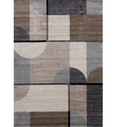 (F276/7616 240320)-Breeze Cream Brown Grey Geometric Shapes Rug, 7'10  (F276/7616 240320)-Breeze Cream Brown Grey Geometric Shapes Rug, 7'10