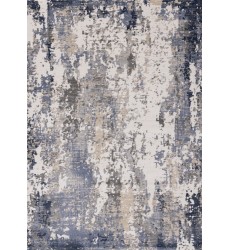  (G193/0464 200290)-Luca Blue Beige Distressed Rug, 6'7